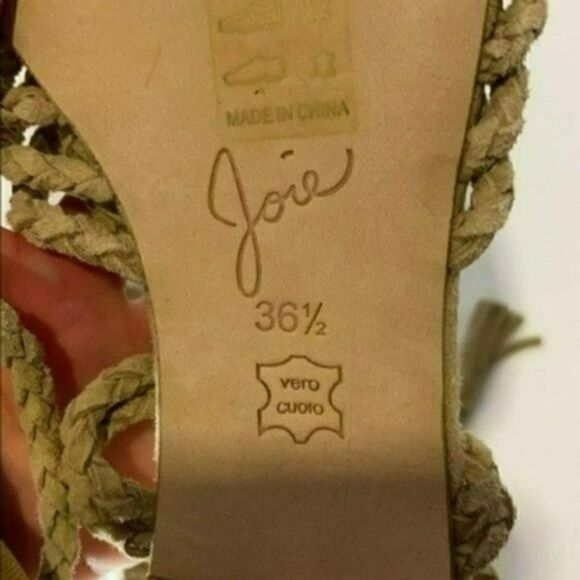 NWOB MSRP $288 Joie Falk Ankle Wrap Flats Women's Size 6.5 - Picture 7 of 12